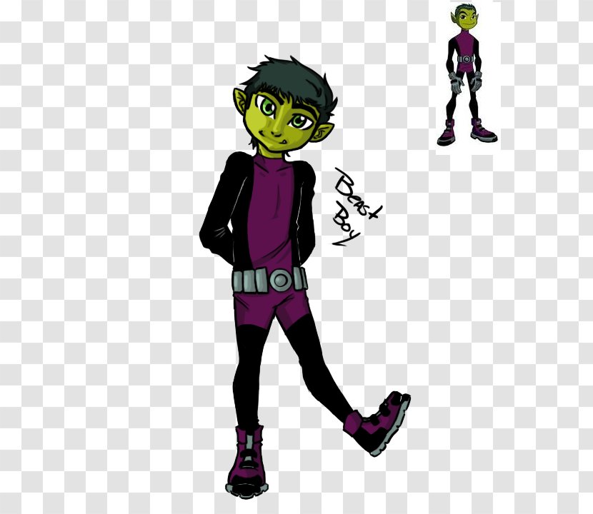 Beast Boy Shoe Clip Art Illustration Justice League - Teen Titans Transparent PNG