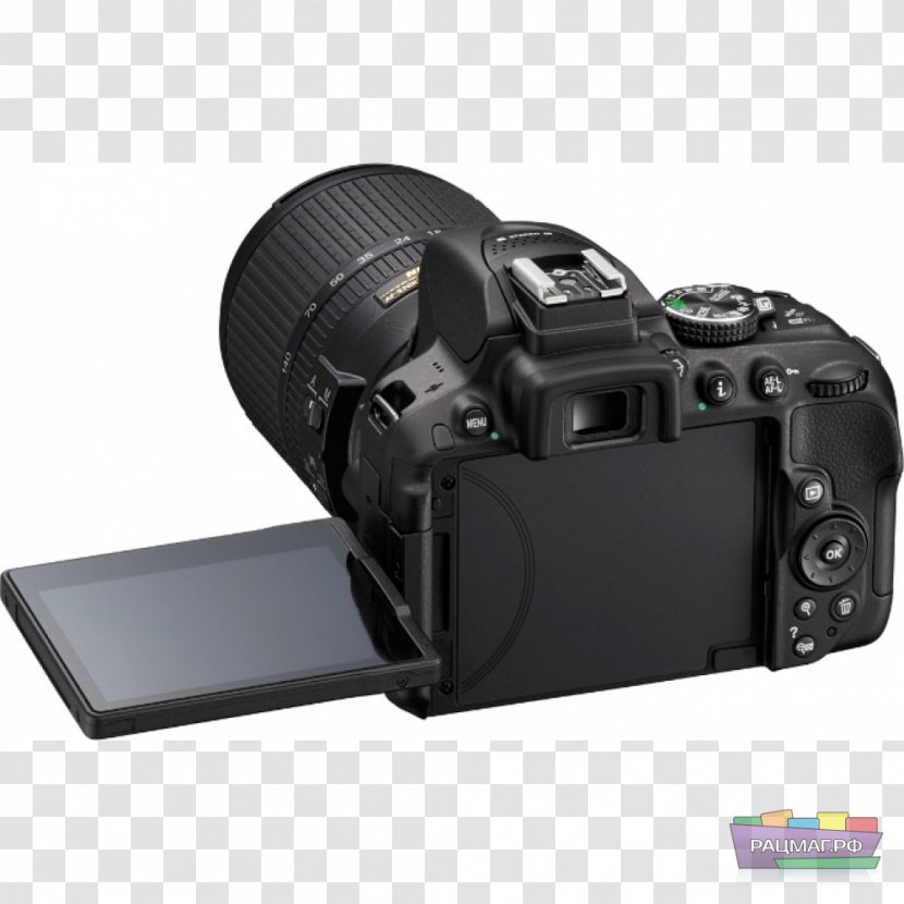 Nikon D5200 Digital SLR Camera Lens DX Format - 1 Series Transparent PNG