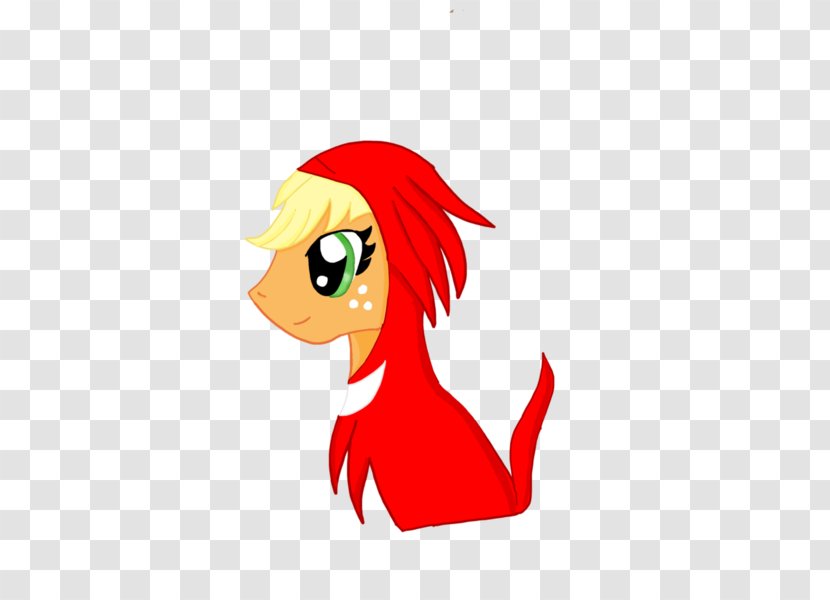 DeviantArt Pony Knuckles The Echidna - Red - Applejack And Transparent PNG