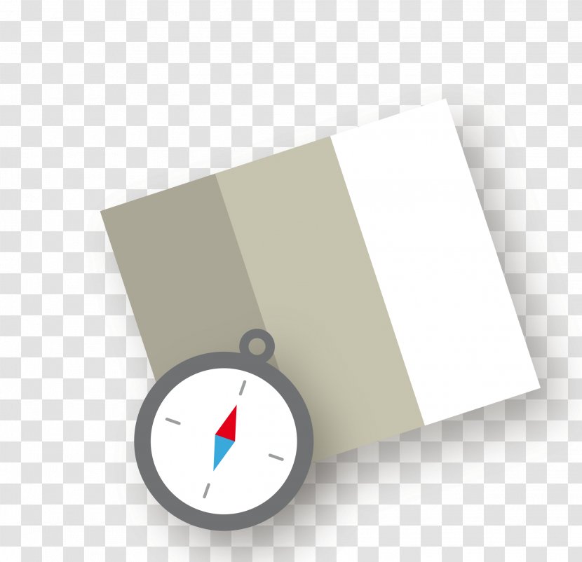 Brand Font - Vector Compass Practical Manual Material Transparent PNG