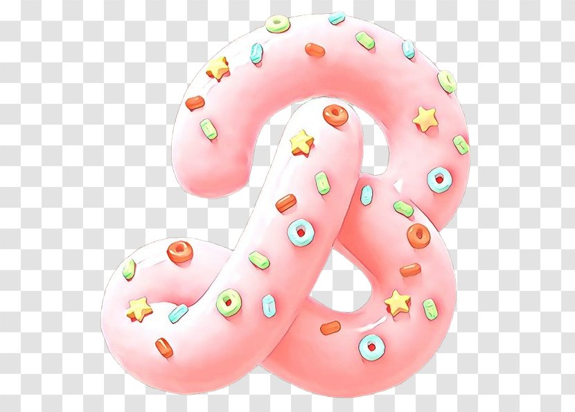 Lips Cartoon - Pink - Baked Goods Doughnut Transparent PNG