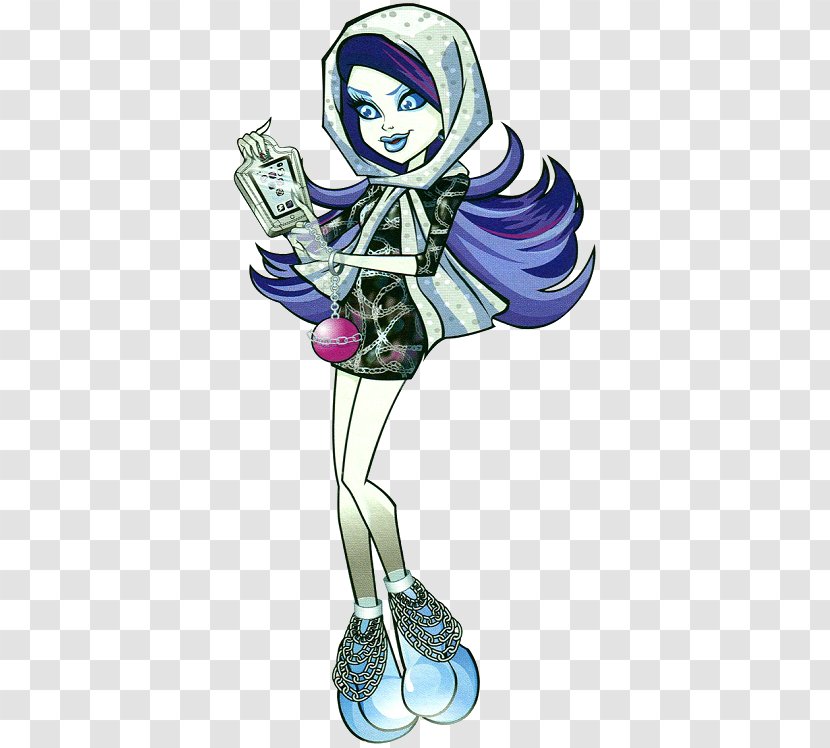 Frankie Stein Monster High Spectra Vondergeist Daughter Of A Ghost Lagoona Blue Doll - Tree - Cosmetic Session Transparent PNG