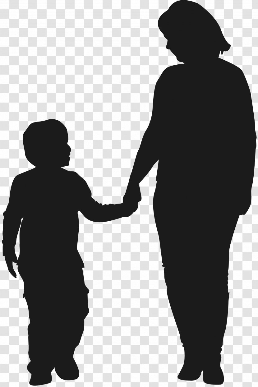 Mother Child Silhouette Son Transparent PNG