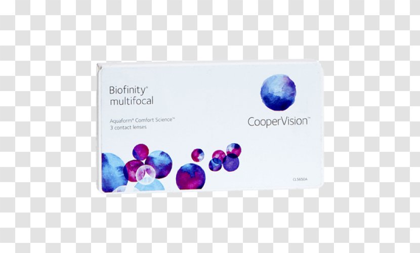 Biofinity Contacts Contact Lenses Multifocal CooperVision Proclear - Violet - Biophinity Transparent PNG