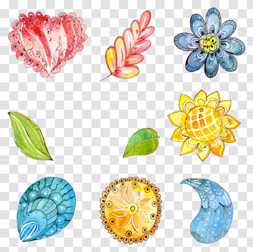 Watercolor Painting Royalty-free Illustration - Decorative Arts - Flowers Transparent PNG