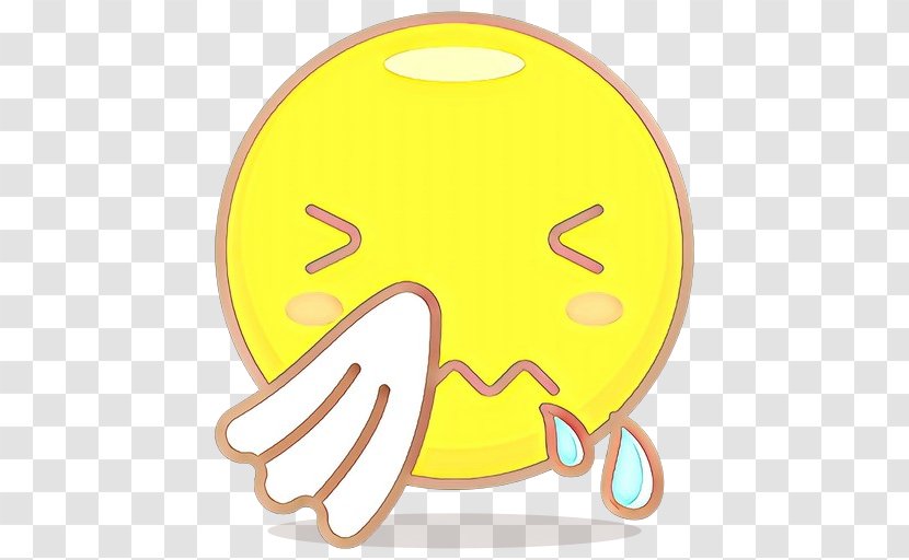 Joy Emoji - Yellow - Smile Emoticon Transparent PNG