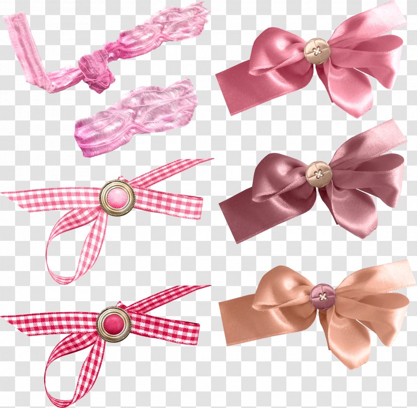 Nodes Rose Hair Tie Ribbon Clip Art - Bow Transparent PNG