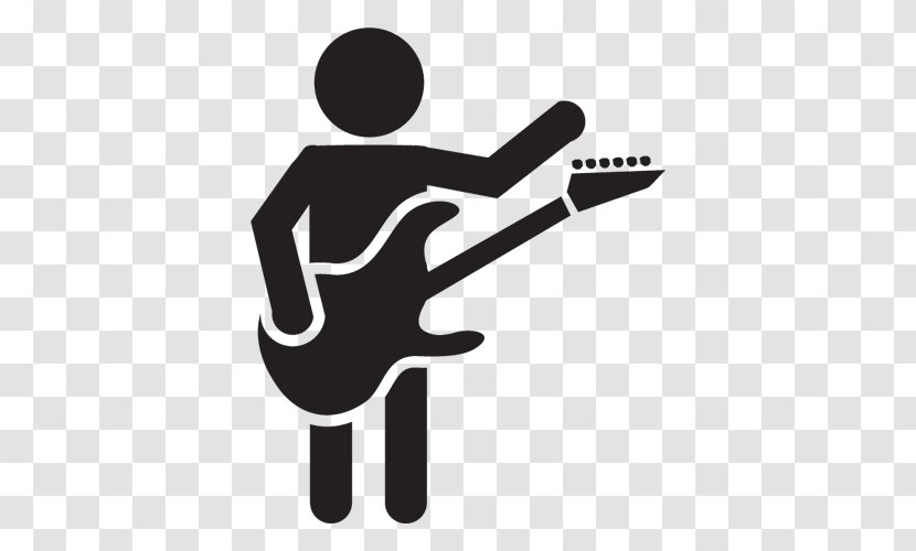 Logo Guitarist Punk Rock - Guitar Transparent PNG