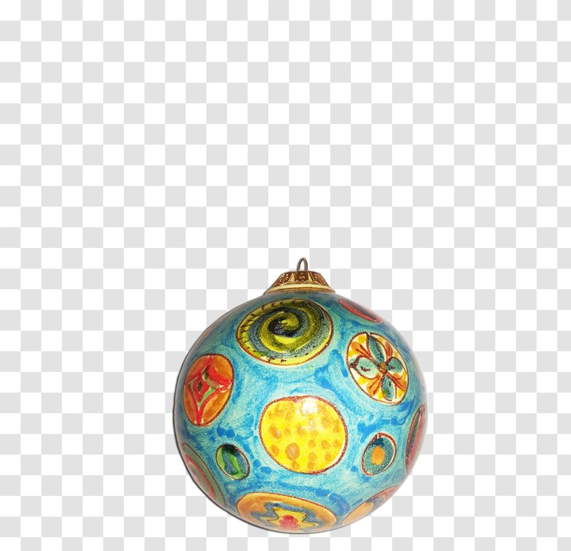 Santa Claus Christmas Tree Ornament Ceramic - Caltagirone Transparent PNG