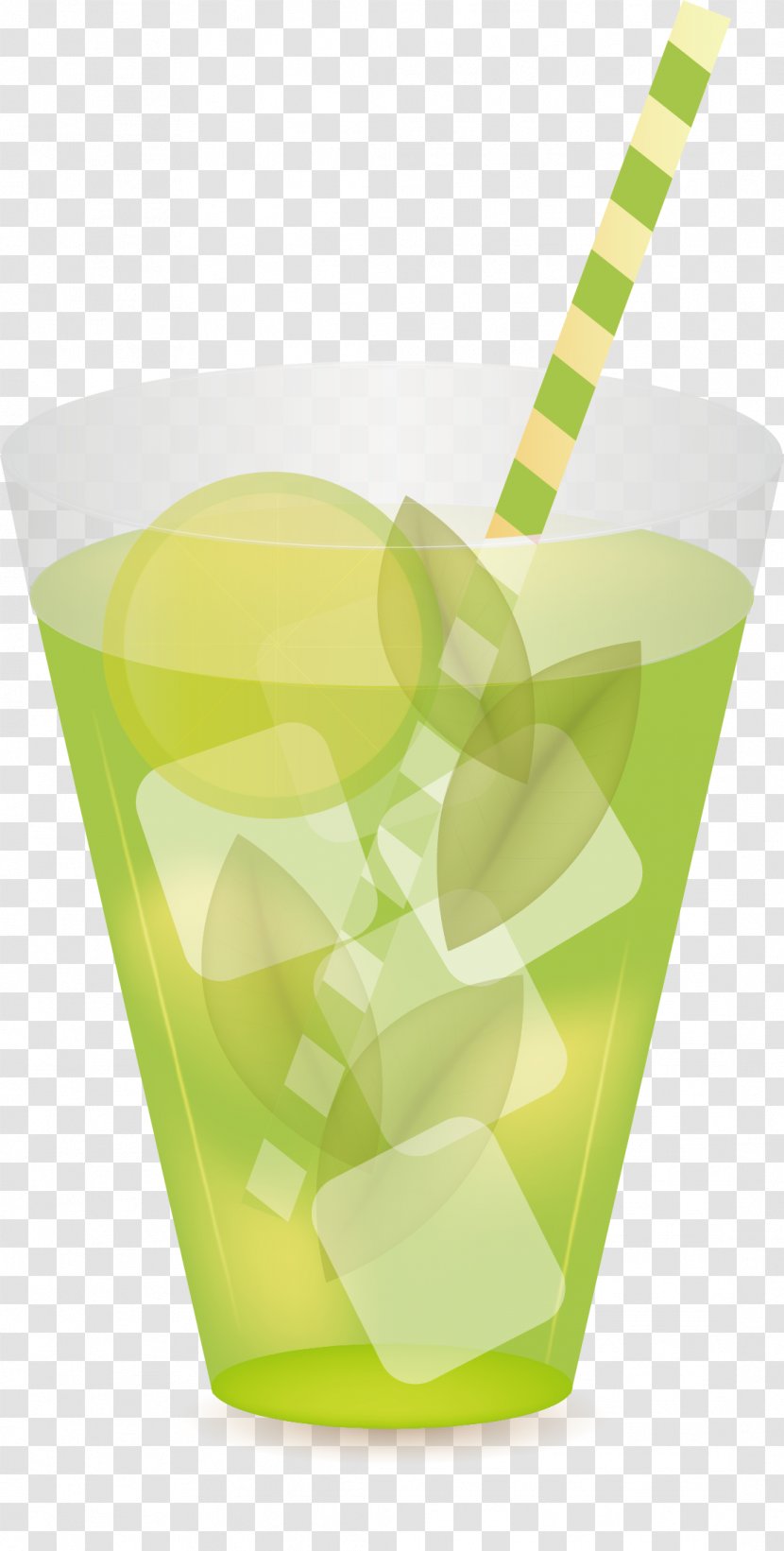 Lemon Juice Euclidean Vector - Hand-painted Transparent PNG