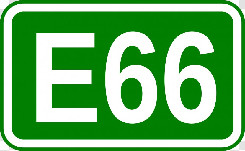 European Route E65 International E-road Network Logo E69 E62 - Yellow Transparent PNG