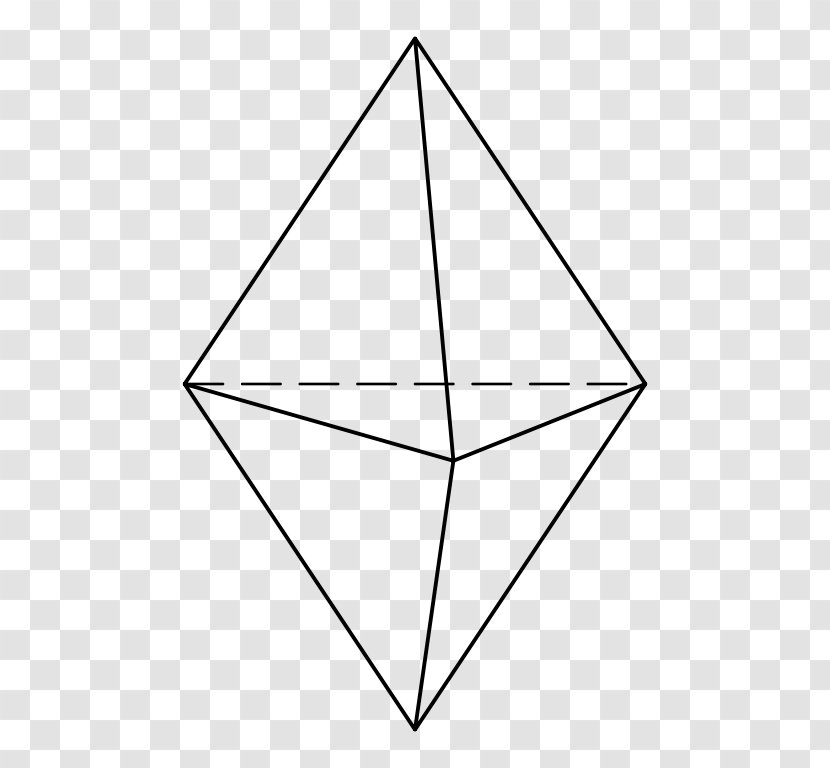 Triangle Point Line Art - White Transparent PNG