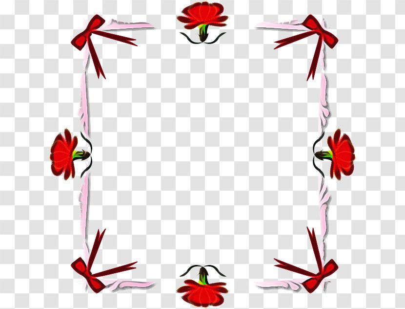 Floral Background Frame - Carnation - Picture Plant Transparent PNG