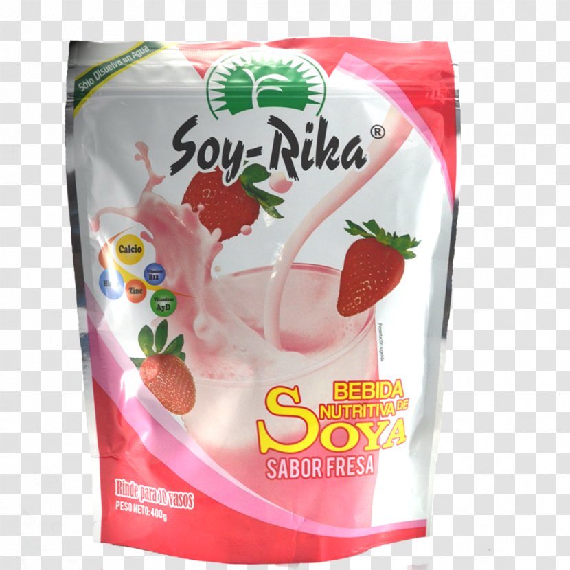 Strawberry Soy Milk Soybean Flavor - Fruit Transparent PNG