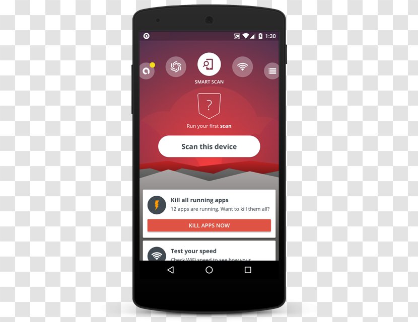 Feature Phone Smartphone Avast Antivirus Mobile Phones - Avg Transparent PNG