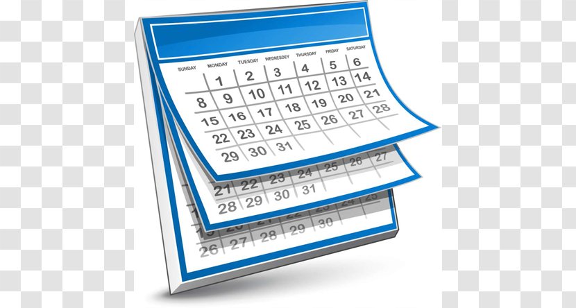 Calendar Holiday School Academic Year New - Office Equipment Transparent PNG