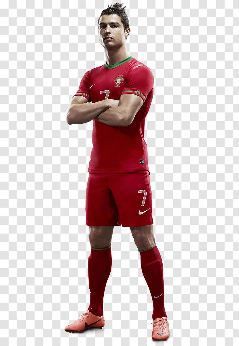 Cristiano Ronaldo Portugal National Football Team Real Madrid C.F. Player - Red Transparent PNG