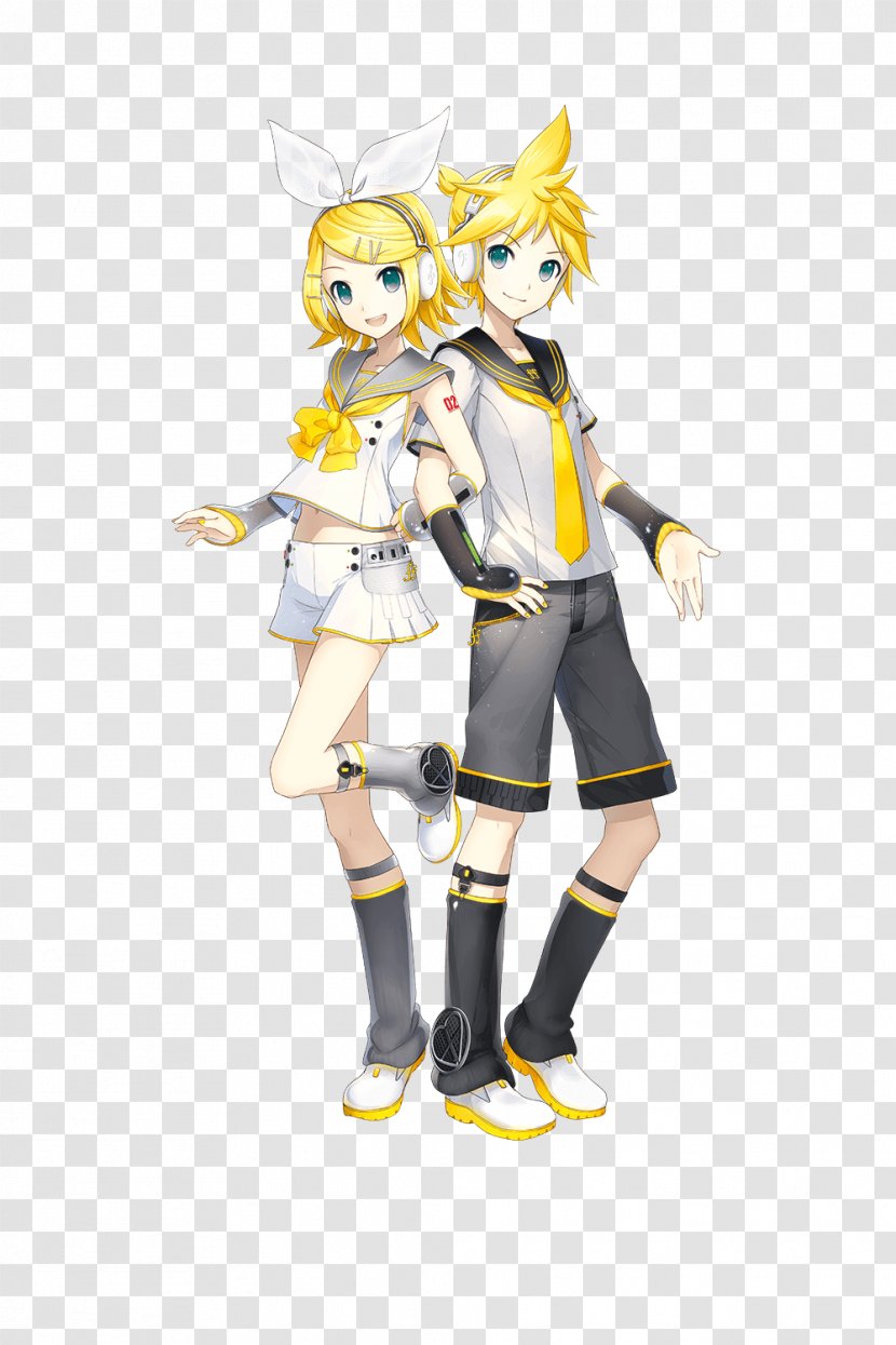 Kagamine Rin/Len Vocaloid 2 4 Crypton Future Media - Cartoon - Twins Transparent PNG
