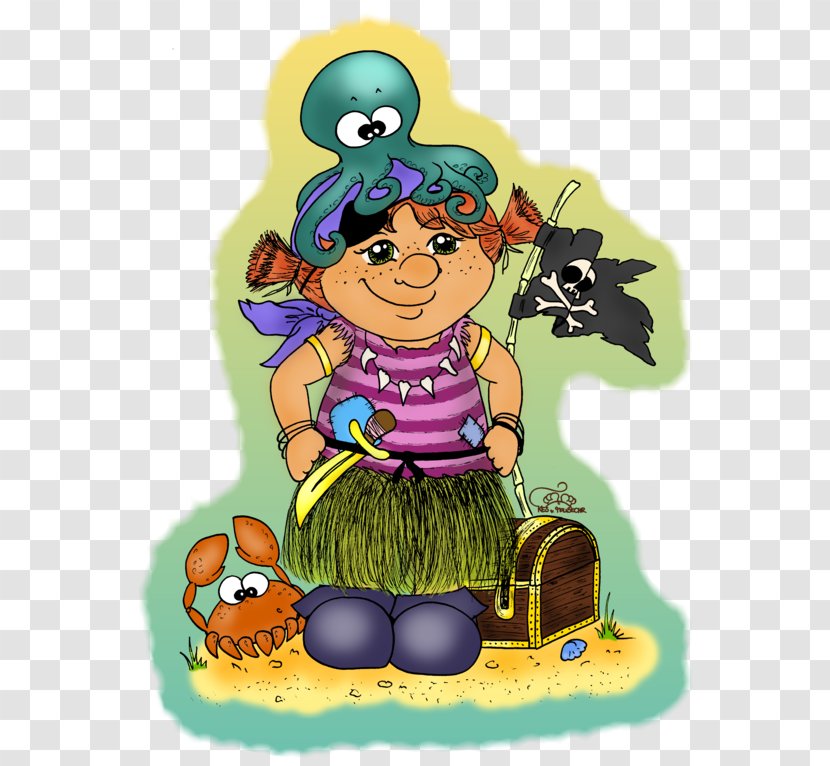 Art Drawing Piracy - Watercolor - Little Pirate Transparent PNG