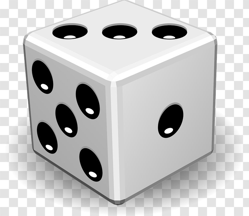 Dominoes Dice Free Content Clip Art - Cartoon - Multi-faceted Game Geometric Gray Transparent PNG