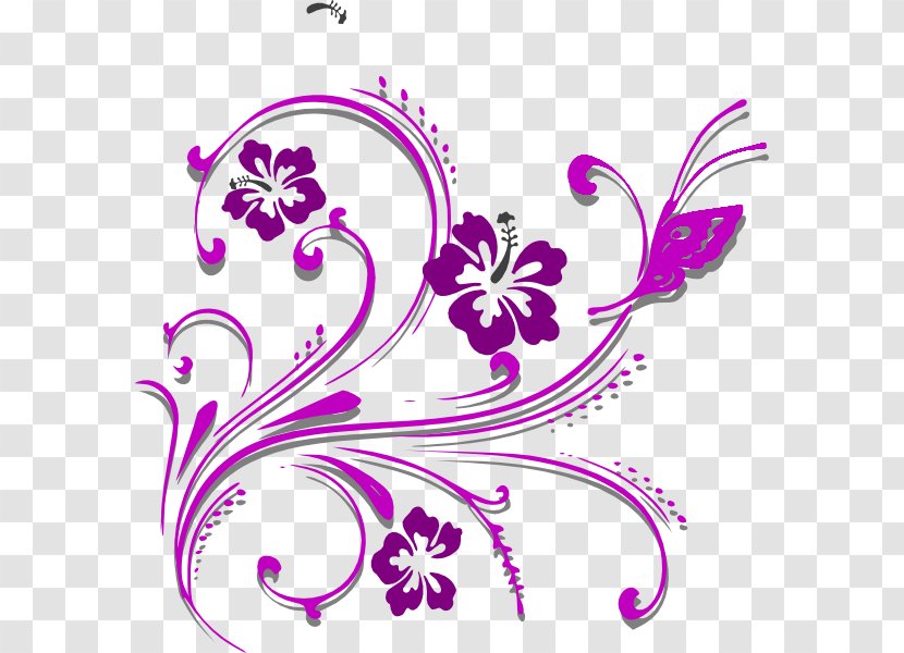 Butterfly Purple Clip Art - Leaf - BUNGA Transparent PNG