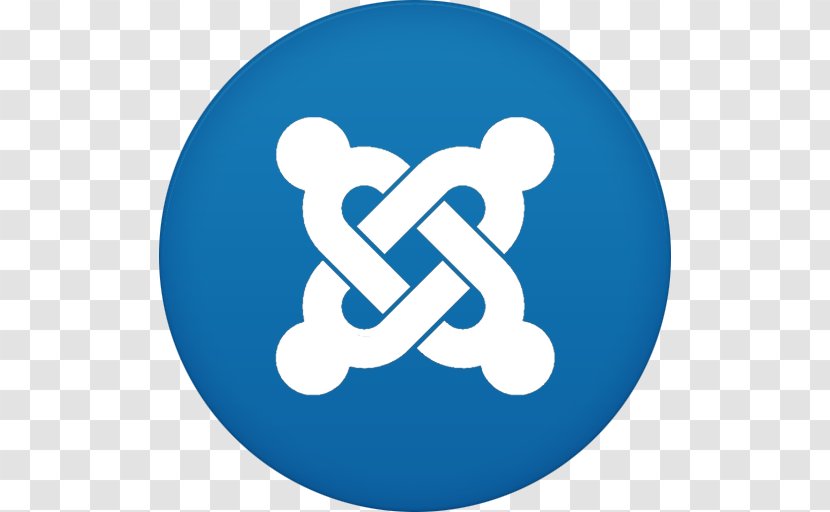 Blue Text Symbol Logo - Joomla Transparent PNG