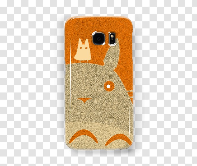 Painting (Blue Star) Samsung Galaxy S6 Mobile Phone Accessories Watercolor - Orange - Totoro Transparent PNG
