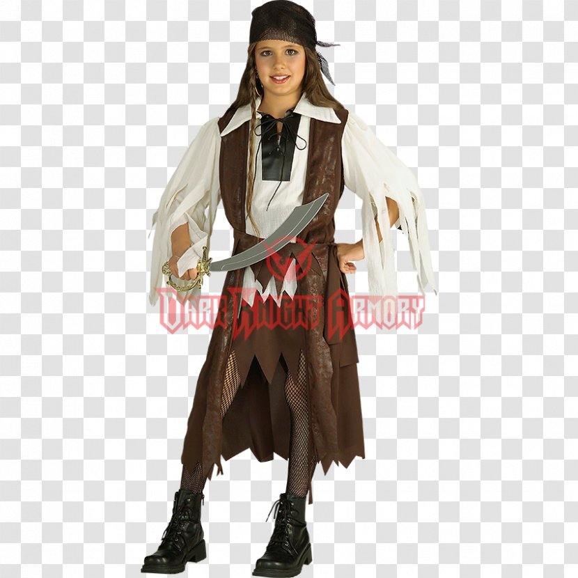 Costume Party Piracy Clothing Caribbean - Watercolor - Child Transparent PNG