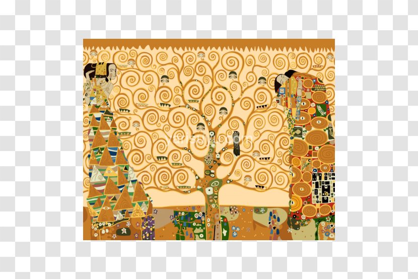 The Tree Of Life, Stoclet Frieze Kiss Painting - Poster Transparent PNG