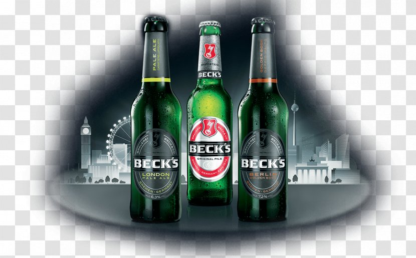 Beck's Brewery Beer Bottle London Berlin Transparent PNG
