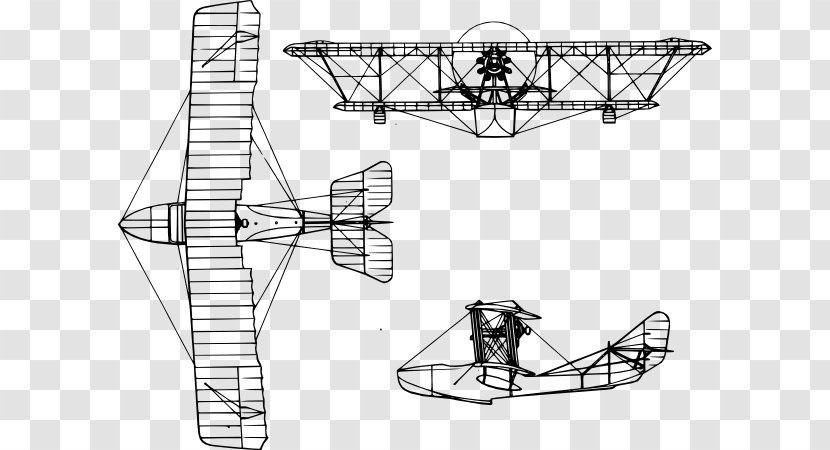 Airplane Aircraft Blueprint Clip Art - Structure - Posters Element Plane Transparent PNG