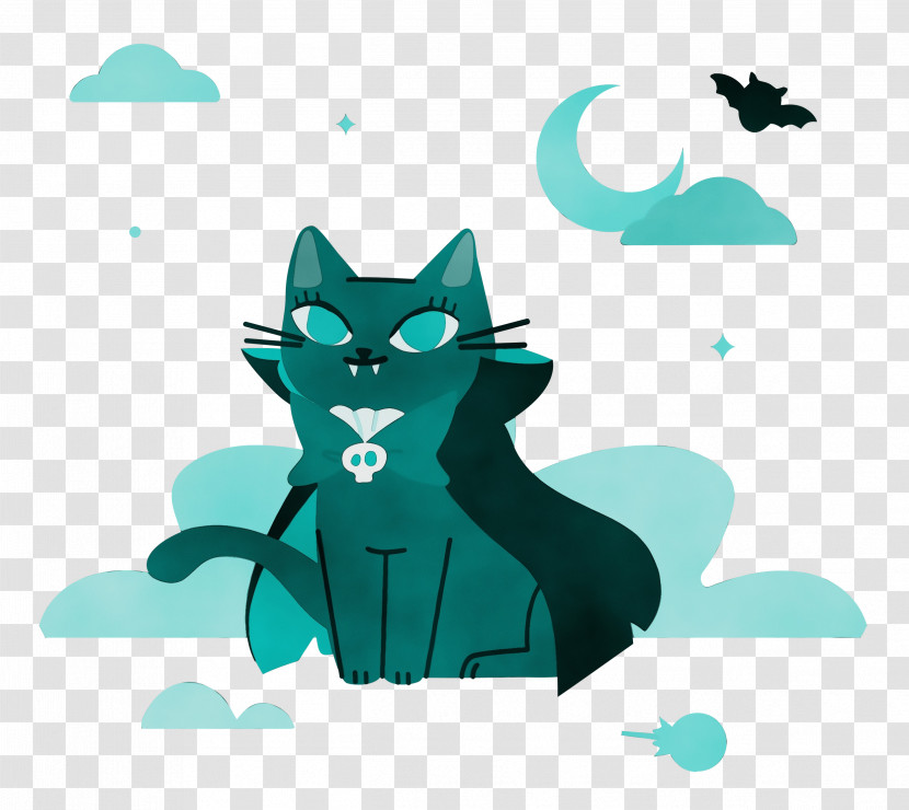 Cat Whiskers Small Tail Transparent PNG