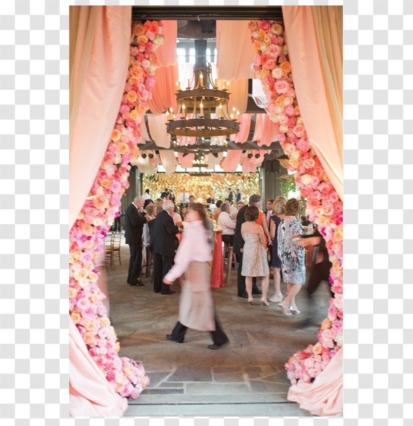 Wedding Bride Flower Pink Floral Design - Place Of Worship Transparent PNG