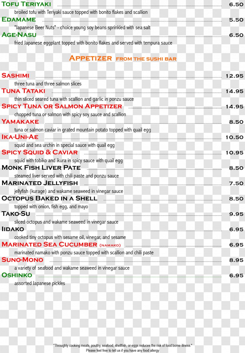 Screenshot Line Font - Paper - Restaurant Menu Appetizers Transparent PNG