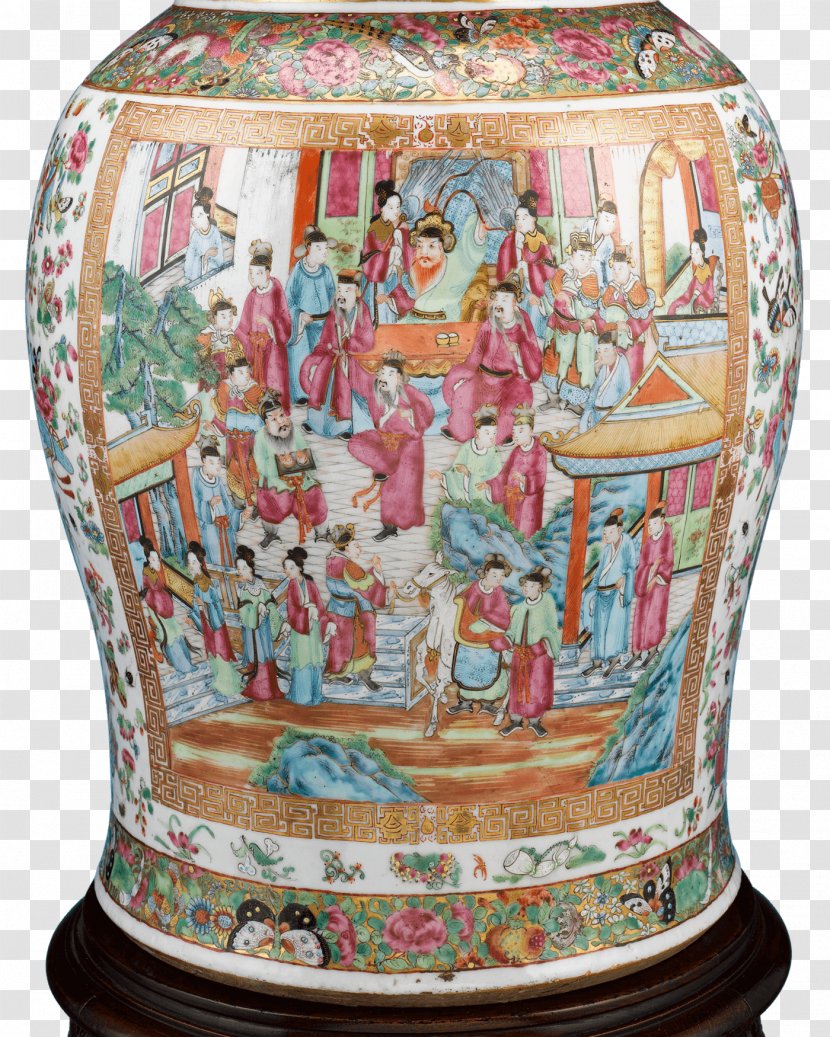 Vase Chinese Export Porcelain Ceramics - Artifact Transparent PNG
