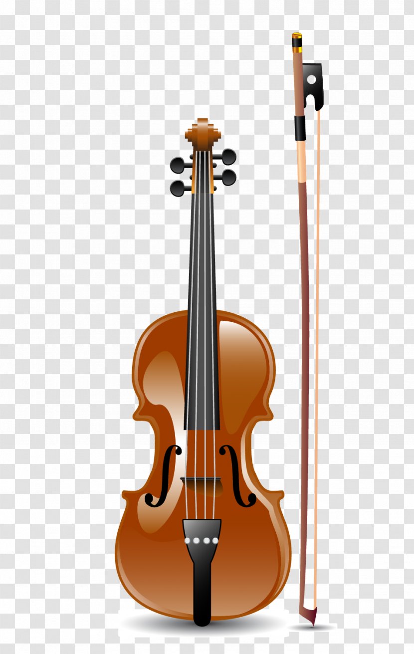 Violin Musical Instrument Guitar Viola Cello - Cartoon Transparent PNG