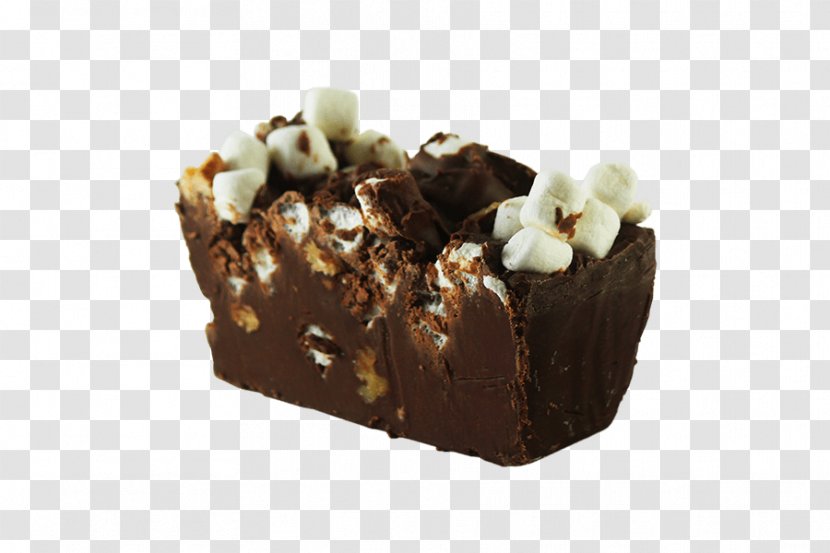 Fudge Chocolate Brownie Rocky Road Truffle Praline - Flavor - Milk Transparent PNG