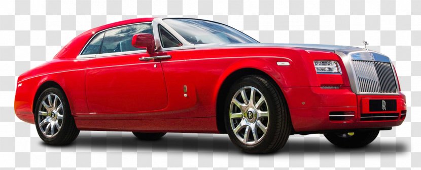 2015 Rolls-Royce Phantom Coupe I Drophead Coupxe9 Wraith - Automotive Exterior - Red Rolls Royce Car Transparent PNG