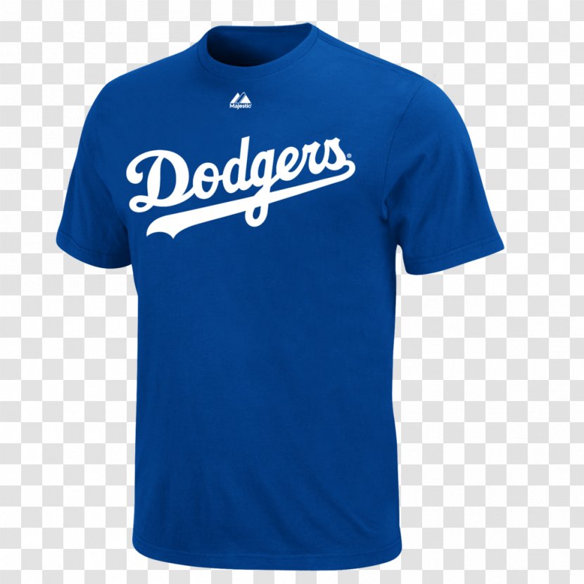 T-shirt Los Angeles Dodgers Hoodie MLB Majestic Athletic - Jersey Transparent PNG