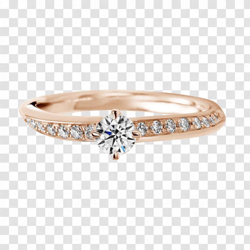 Diamond Wedding Ring Engagement Jewellery - Platinum Transparent PNG
