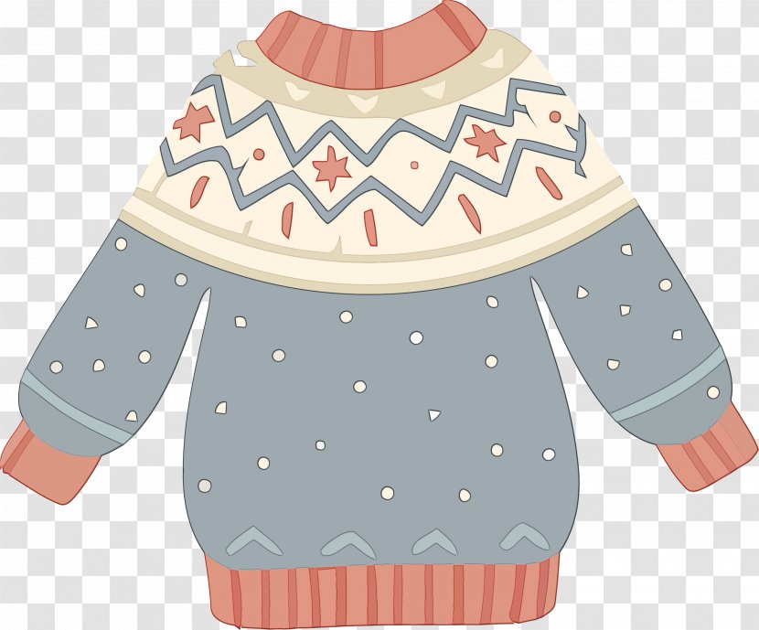 Clothing White Sleeve Pink Sweater - Outerwear - Baby Toddler Transparent PNG