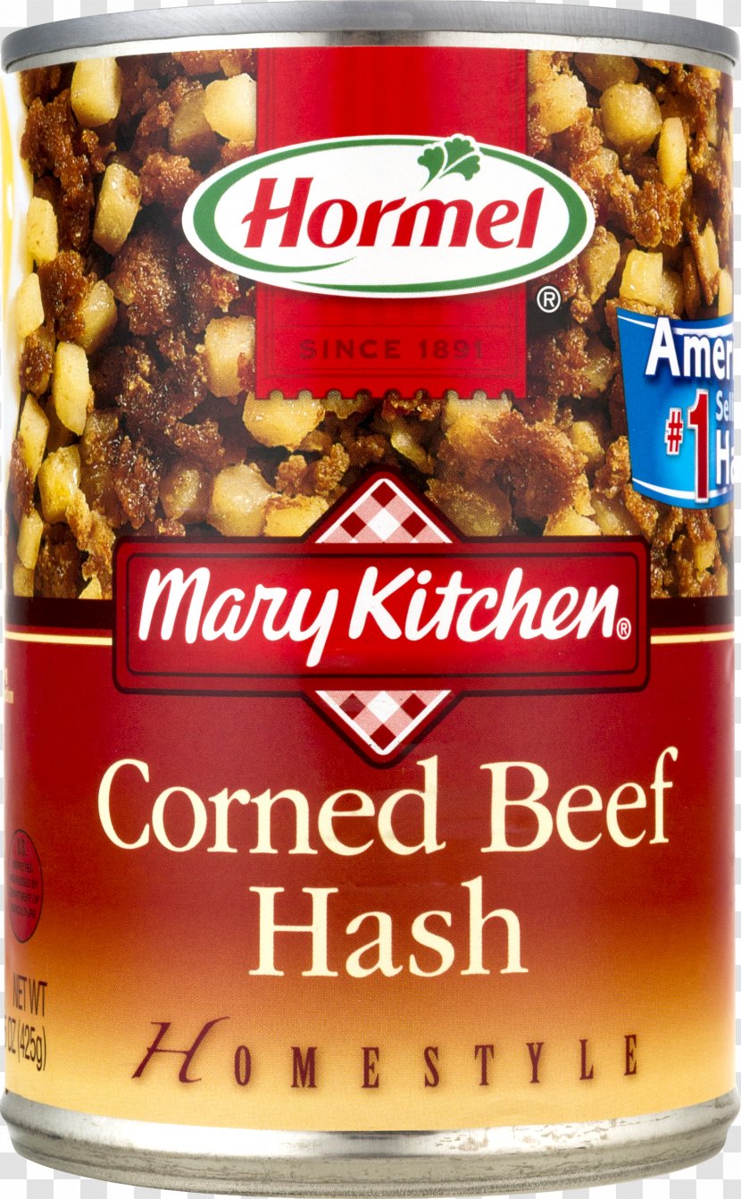 Hormel Mary Kitchen Corned Beef Hash Meat Can Transparent PNG