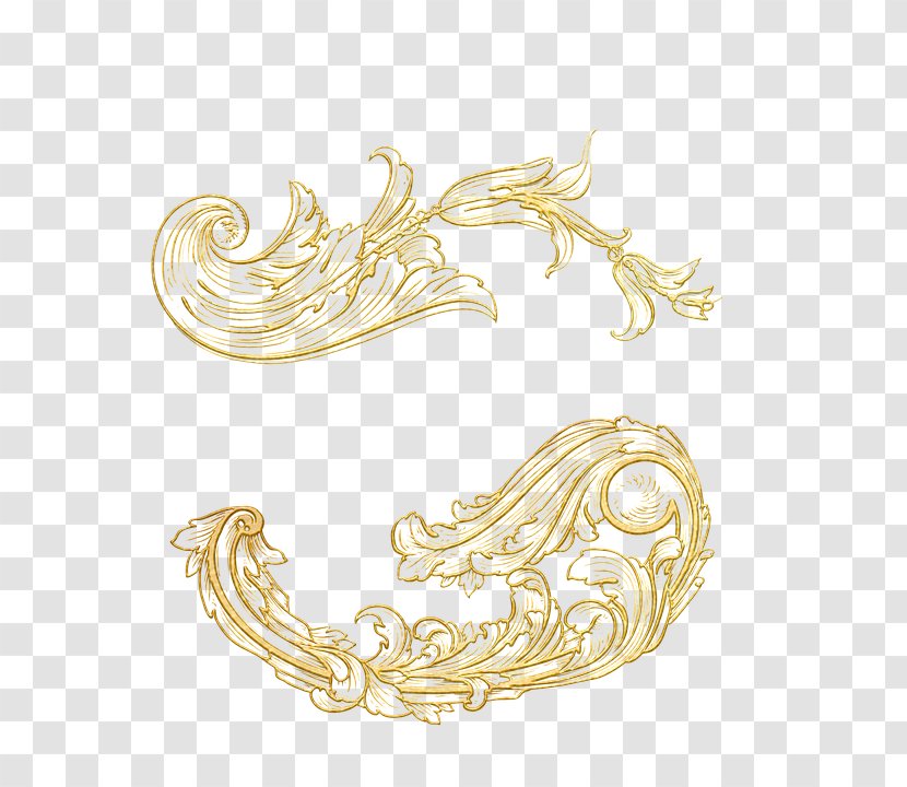 Victorian Era Image Ornament Gold Graphics - Jewellery Transparent PNG