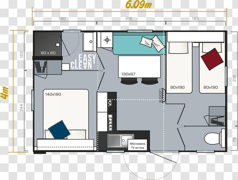 Mobile Home Camping Bedroom Campsite - Location Transparent PNG