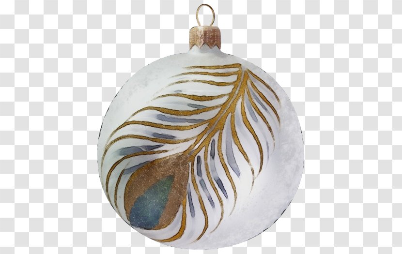 Christmas Ornament - Watercolor - Nautilus Chambered Transparent PNG