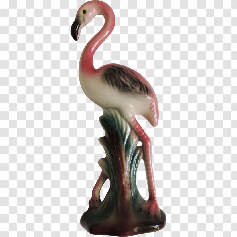 Water Bird Beak Flamingo Figurine Transparent PNG