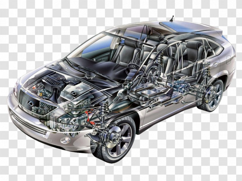 Lexus RX Hybrid Car CT Vehicle - Bumper - Auto Parts Transparent PNG