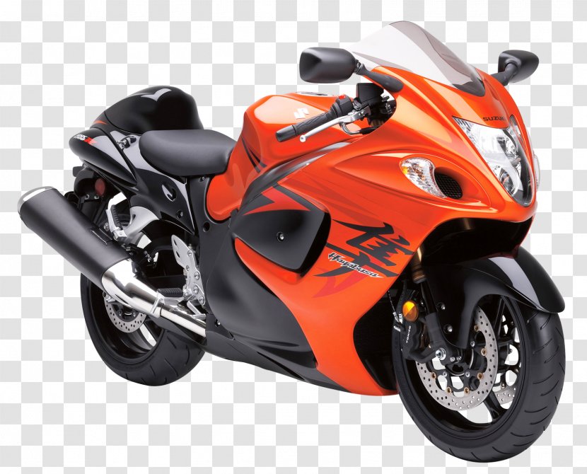 Suzuki Hayabusa Motorcycle Orange Mountain Bikes Sport Bike - Kawasaki Ninja Transparent PNG