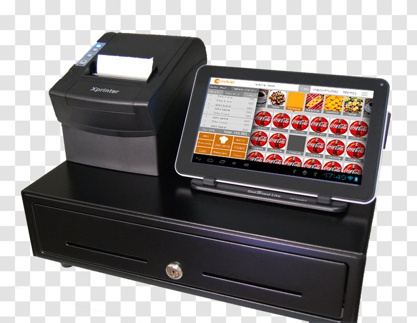 Point Of Sale Android Thermal Printing Computer Software Tablet Computers - Sales Transparent PNG