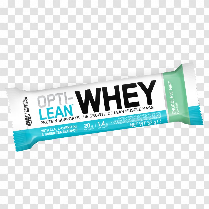Dietary Supplement Opti-Lean Whey Bar Optimum Nutrition Per Unit Chocolate Caramel Protein - Meal Replacement - Health Transparent PNG
